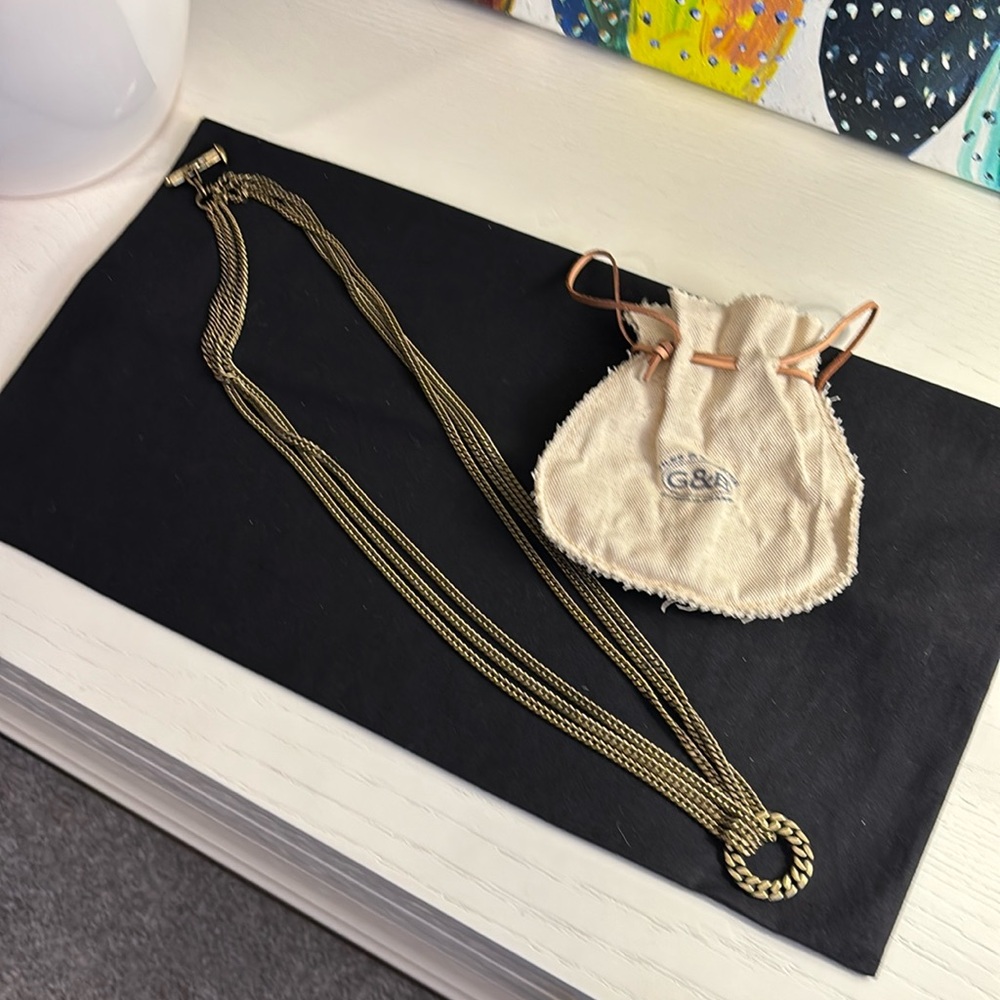 Giles & Brother toggle Necklace!  Sharp!
